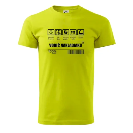Čiarový kód - Vodič nákladiaku
