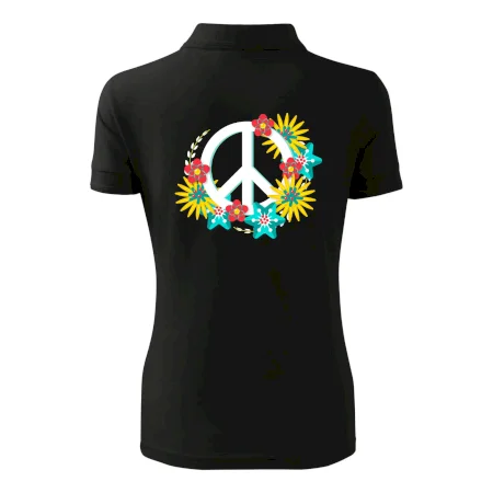 Peace symbol abstraktný