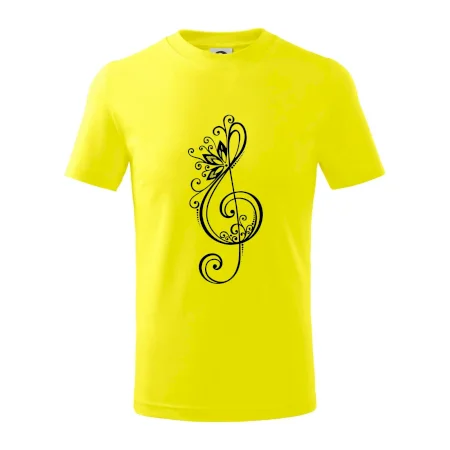 Husľový kľúč kvety