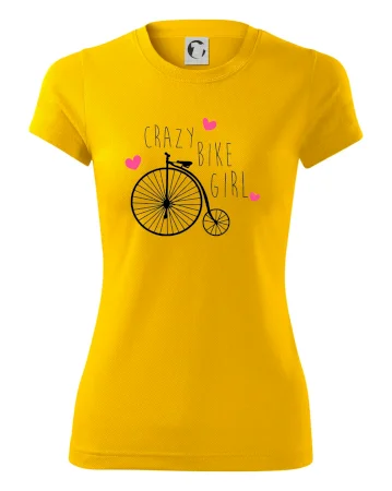 Crazy bike girl