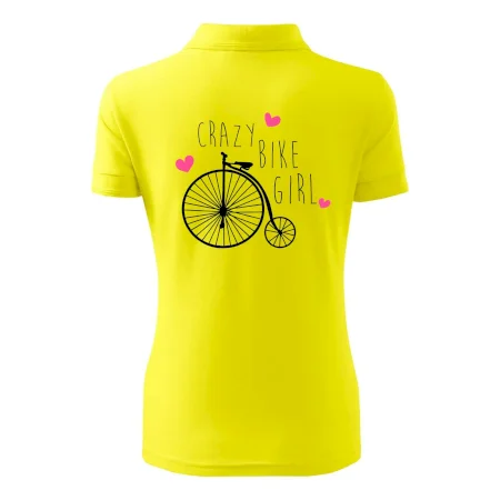 Crazy bike girl