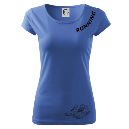 Running nápis šikmo