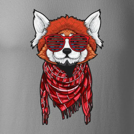 Červená panda hipster