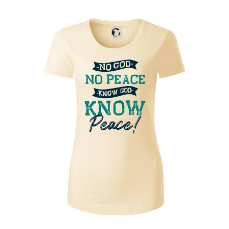 No God no peace, know God know peace