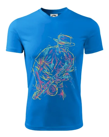 Jazz saxofón splash