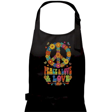 Peace and love - na výšku s květy