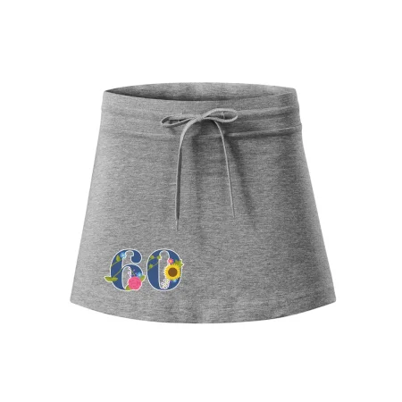 Kvetinové číslo kreslené - 60