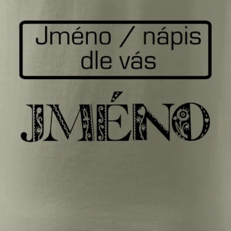 Folklór - meno - nápis