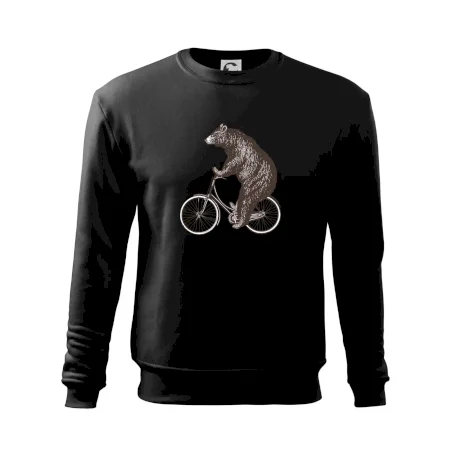 Medveď na bicykli