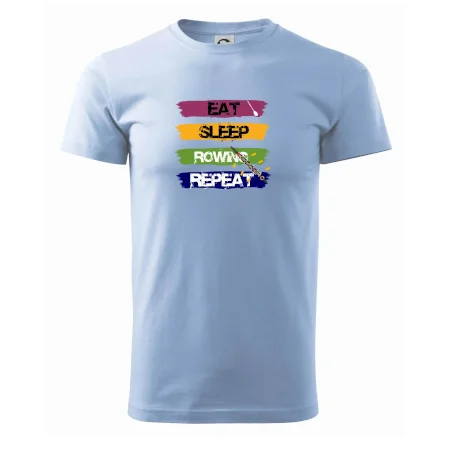 Eat sleep rowing repeat farebné