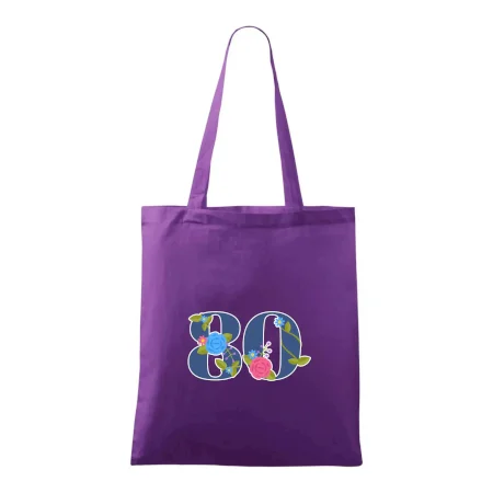Kvetinové číslo kreslené - 80