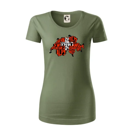 Mapy - názvy miest - Švajčiarsko