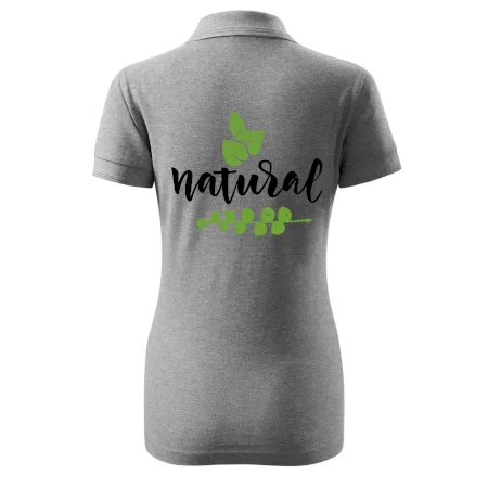 Natural - nápis v listoch
