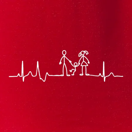 EKG rodina a jedno dieťa