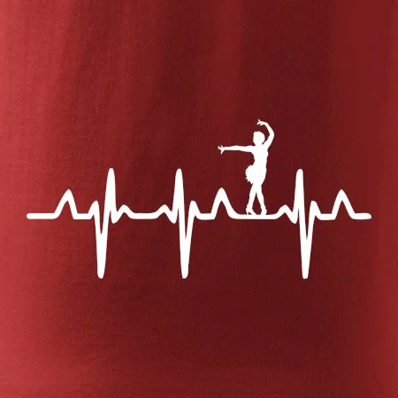 EKG tanečnice salsy