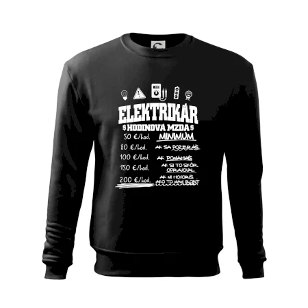 Hodinová mzda elektrikár