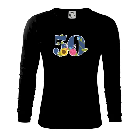 Kvetinové číslo kreslené - 50