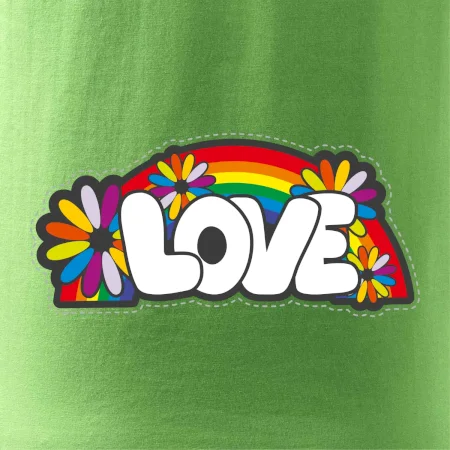 Love s dúhou v pozadí