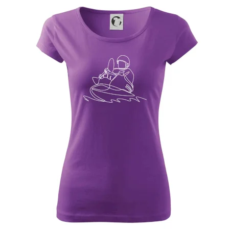 Kajak na vode jedným ťahom