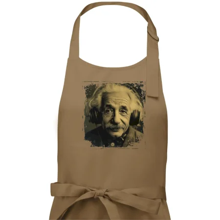 Albert Einstein so slúchadlami