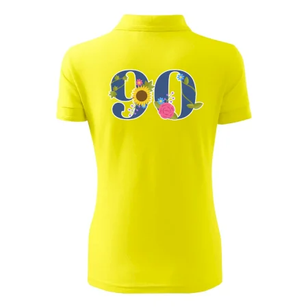 Kvetinové číslo kreslené - 90