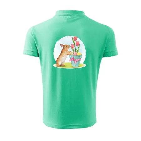 Veľkonočný zajačik tulipány