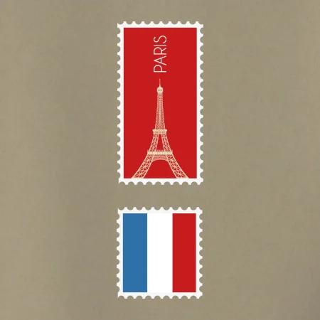 Paríž známka farebná
