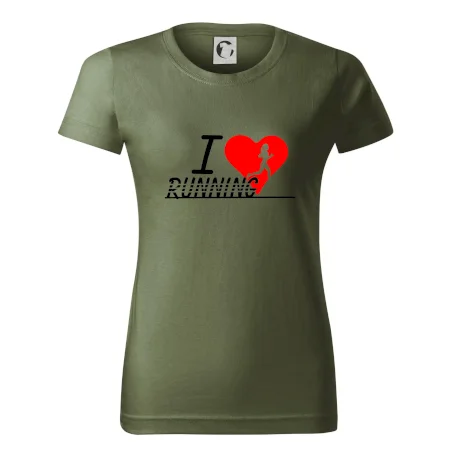 I love running dievča