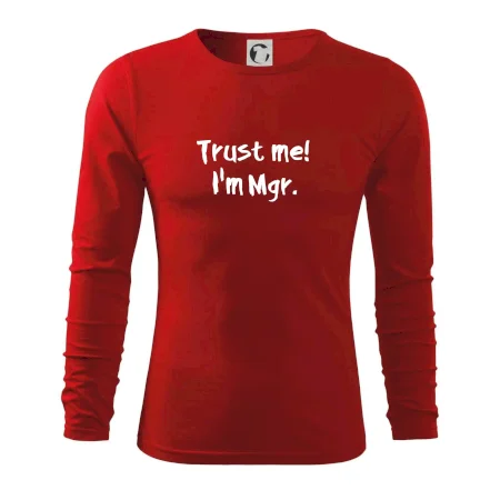 Trust me I´m  Mgr. / Ver mi som Magister.