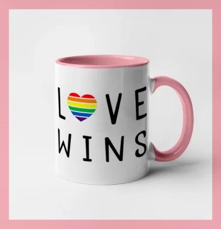 Love wins nápis