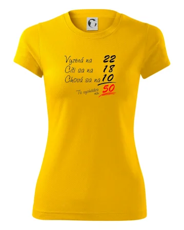 Vyzerá, cíti sa, chová sa - 50 rokov