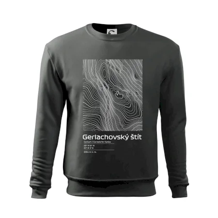 Gerlachovský štít - vrstevnice v obdĺžniku