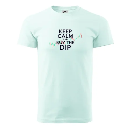 Zelenočervený graf Keep Calm and Buy the Dip