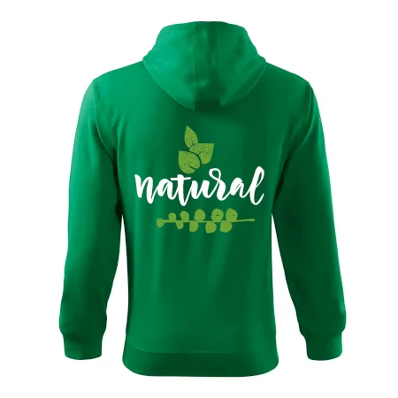 Natural - nápis v listoch