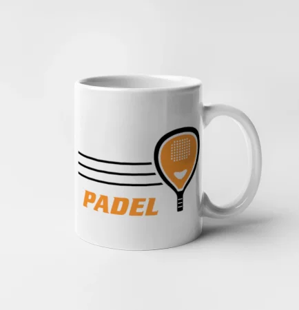 Padel - oranžová raketa