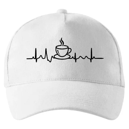 EKG hrnček kávy