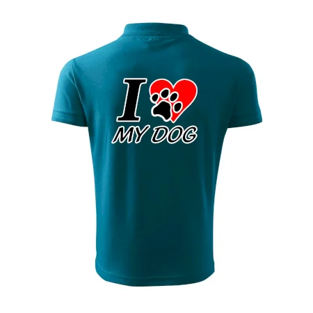 I love my dog - nápis