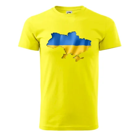 Ukrajina vlajka mapa