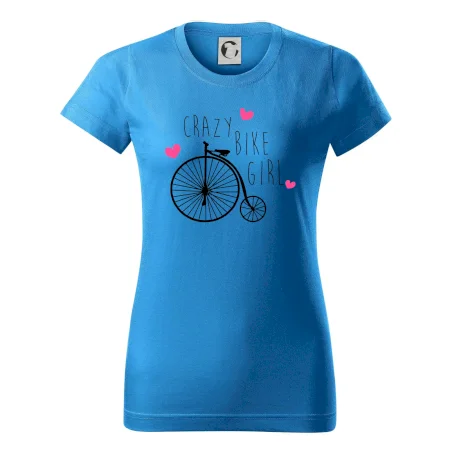 Crazy bike girl