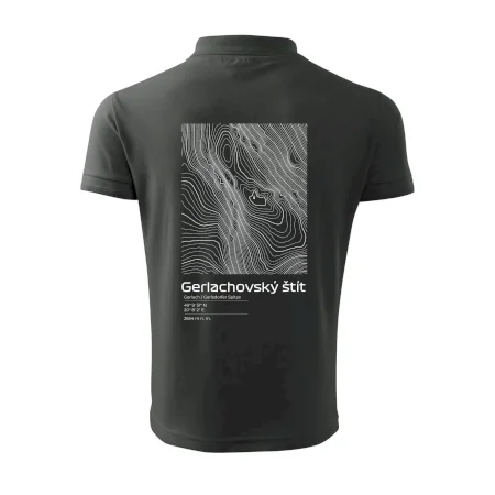 Gerlachovský štít - vrstevnice v obdĺžniku