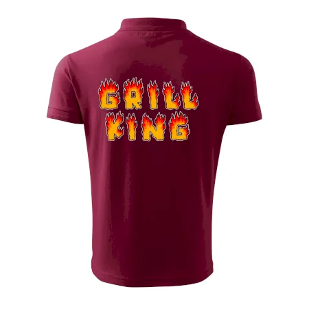 Grill King ohnivý nápis