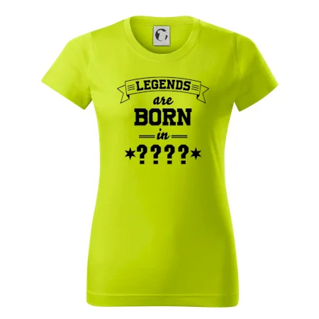 Legends are born in vlastný ročník