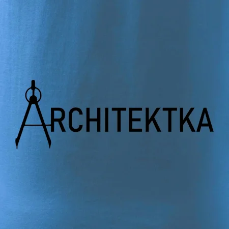 Architektka nápis