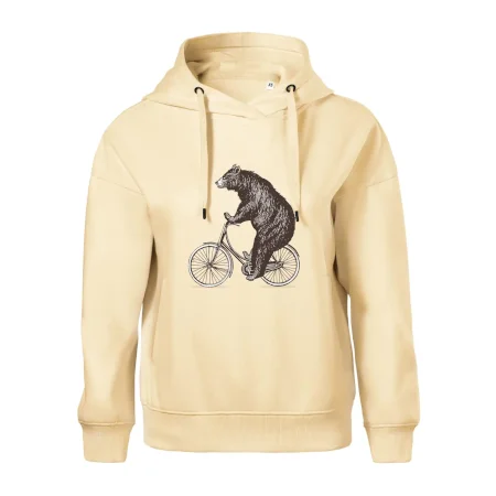 Medveď na bicykli