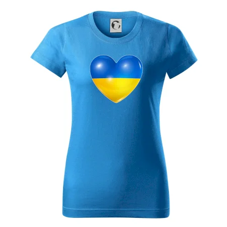 Ukrajina srdce vlajka