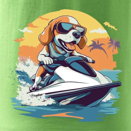 Bígel na vodnom skútri