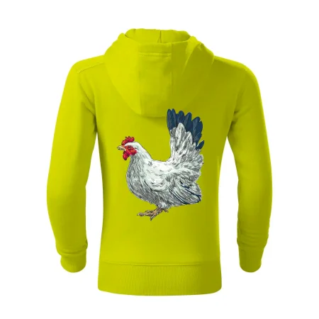 Sliepka kreslená biela