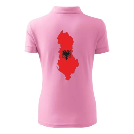 Albánsko mapa a znak