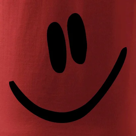 Emoji bez obrysu - usmev