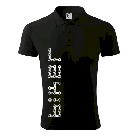 Biker nápis na výšku reťaz
